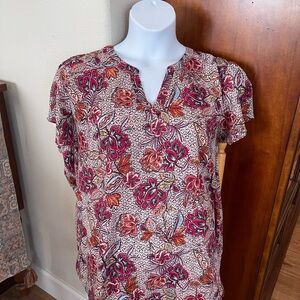 Maurices Multicolor Floral Blouse